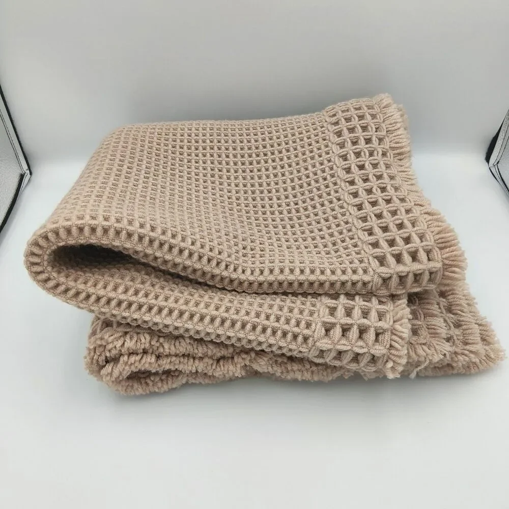 Waffle Bathroom Mat Brown 24